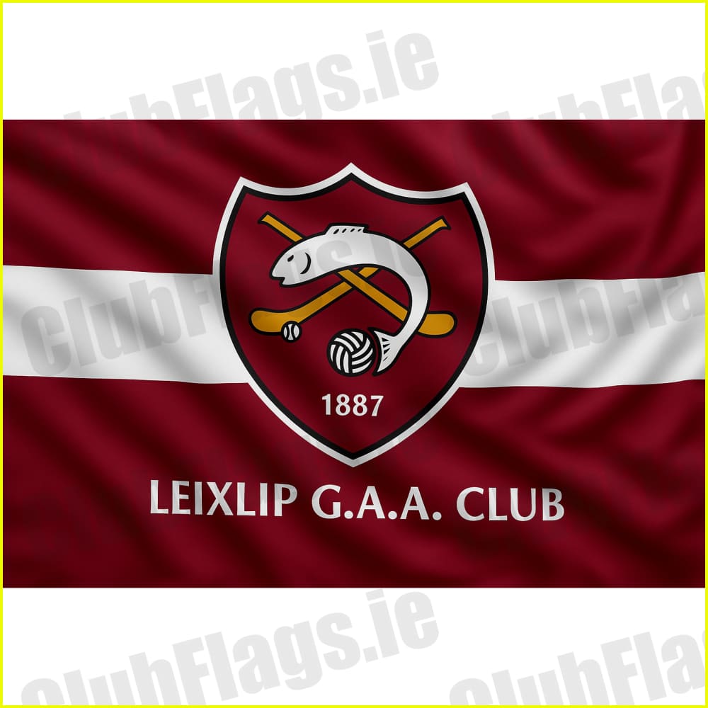 Leixlip GAA club flag artwork - ClubFlags.ie