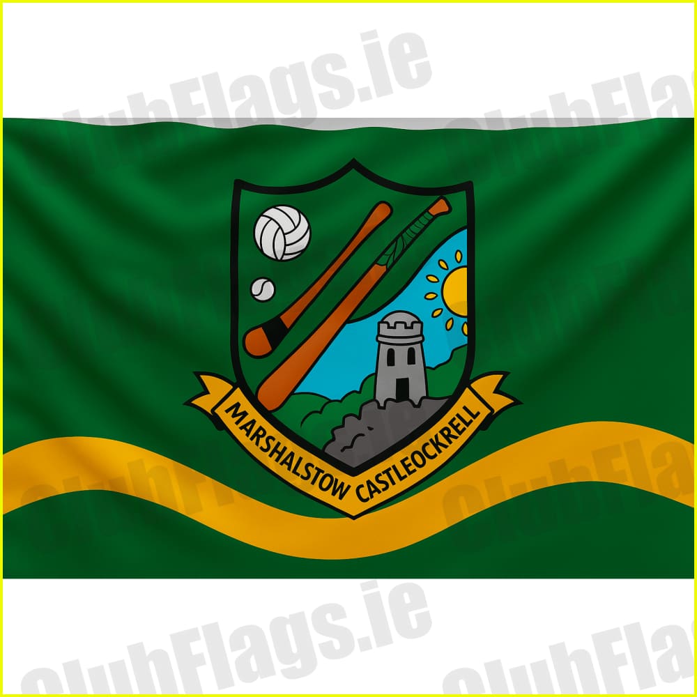Marshalstown Castledockrell GAA club flag artwork - ClubFlags.ie