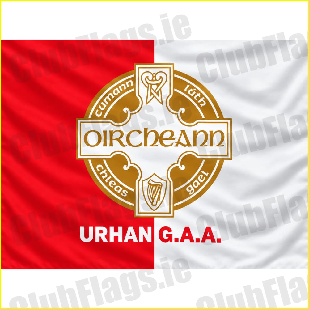 Urhan GAA original club flag artwork - ClubFlags.ie