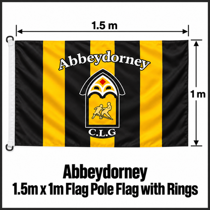 Abbeydorney 1.5m x 1m Flag Pole Flag with Rings