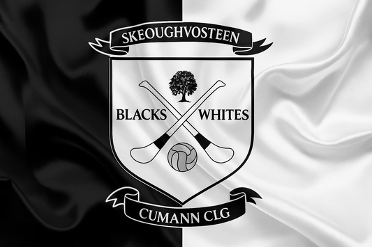 Blacks and Whites GAA Club Flag
