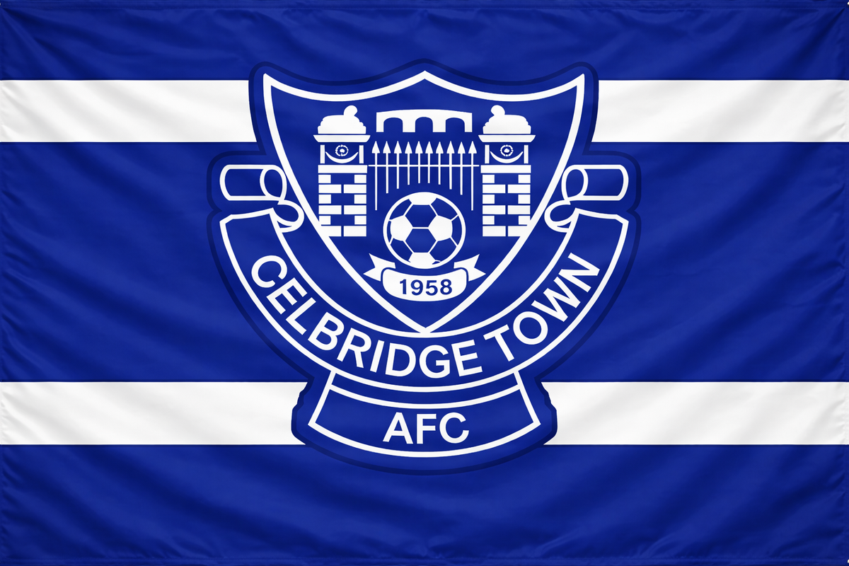 Celbridge Town AFC Club Flag