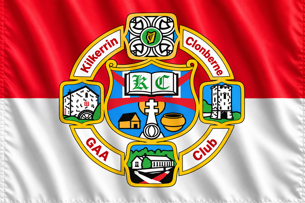 Kilkerrin Clonberne GAA Club Flag
