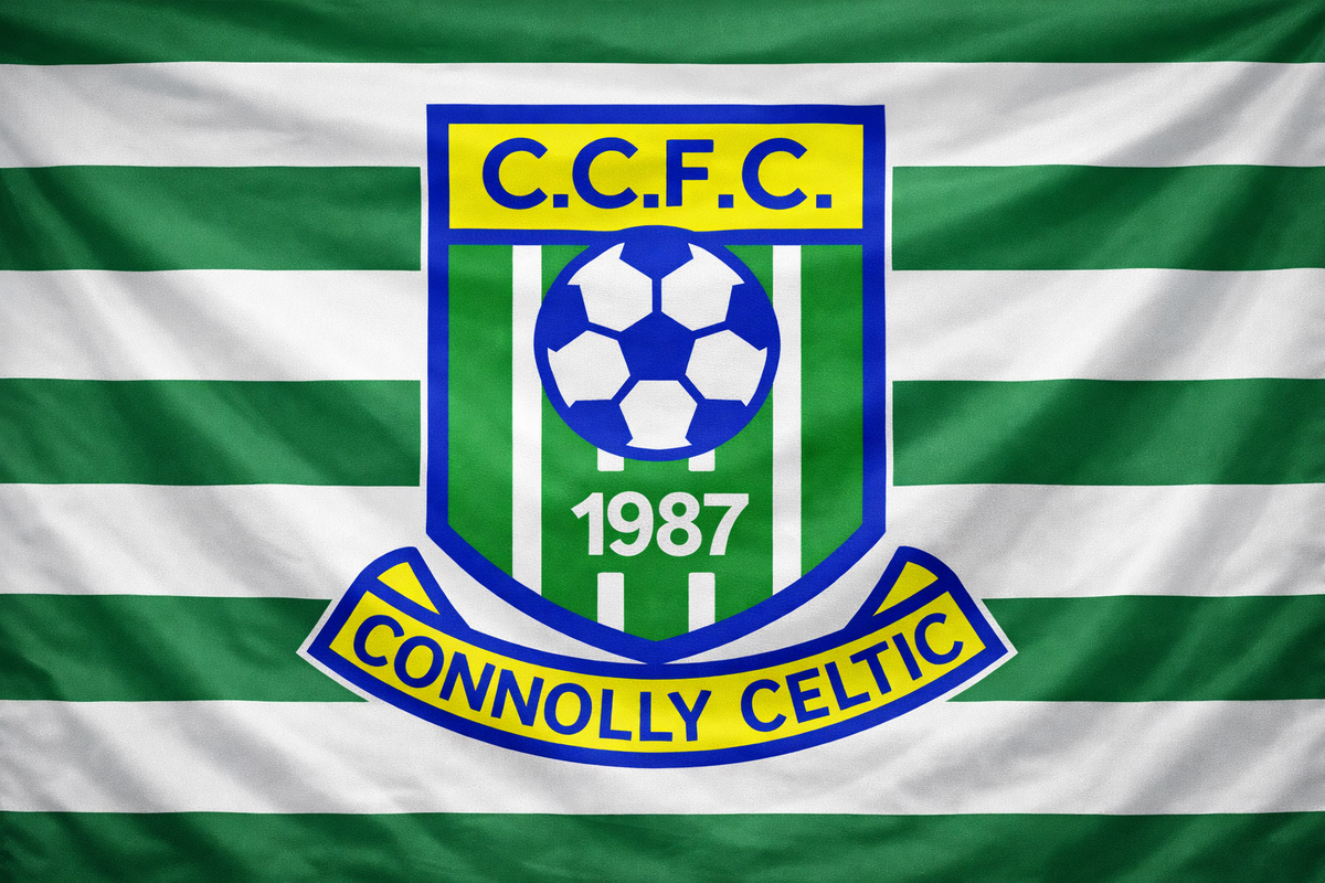 Conolly Celtic FC Club Flag