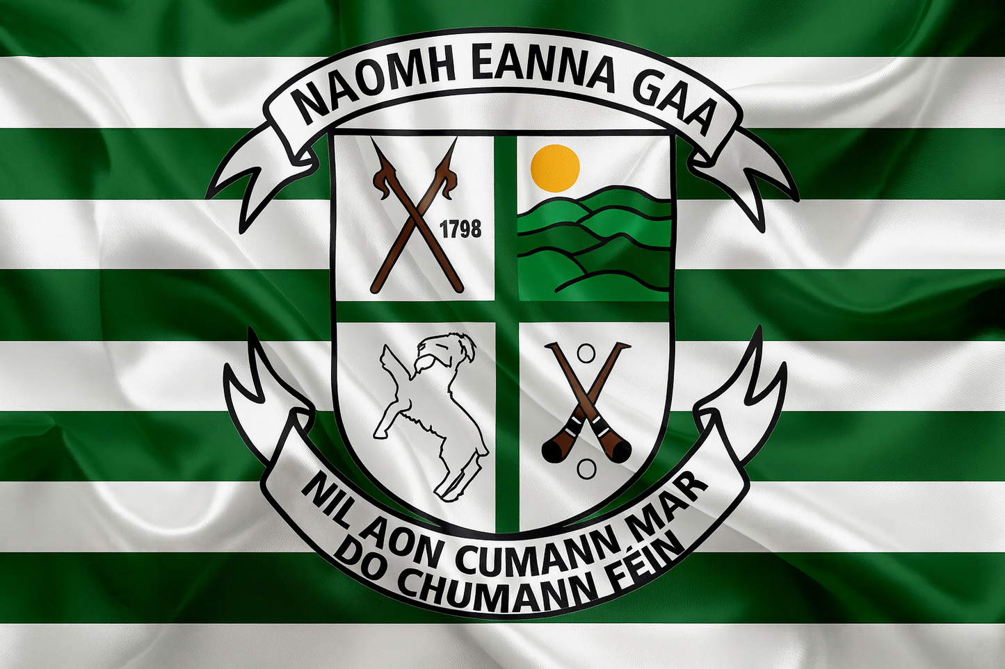 Naomh Éanna GAA Club Flag
