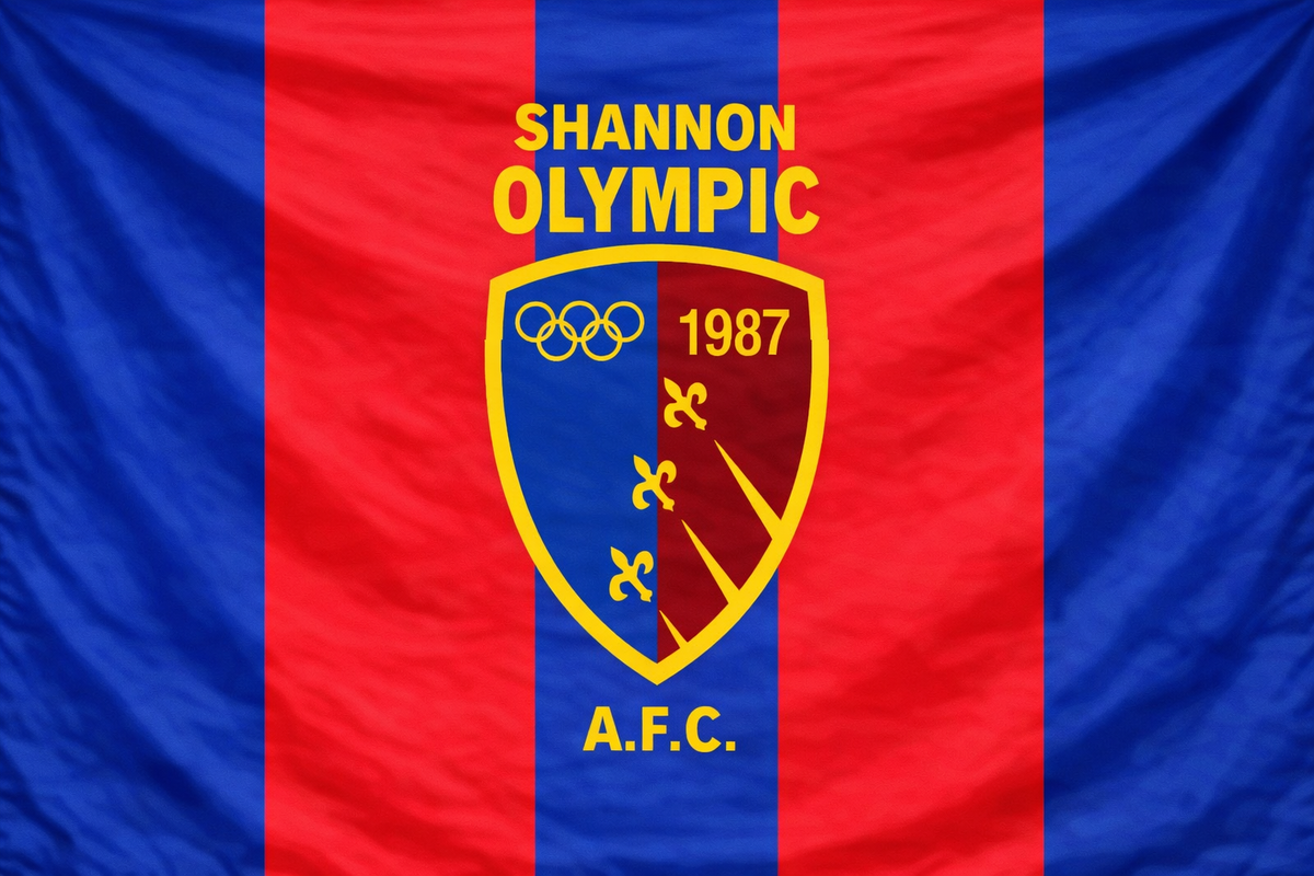 Shannon Olympic AFC Club Flag