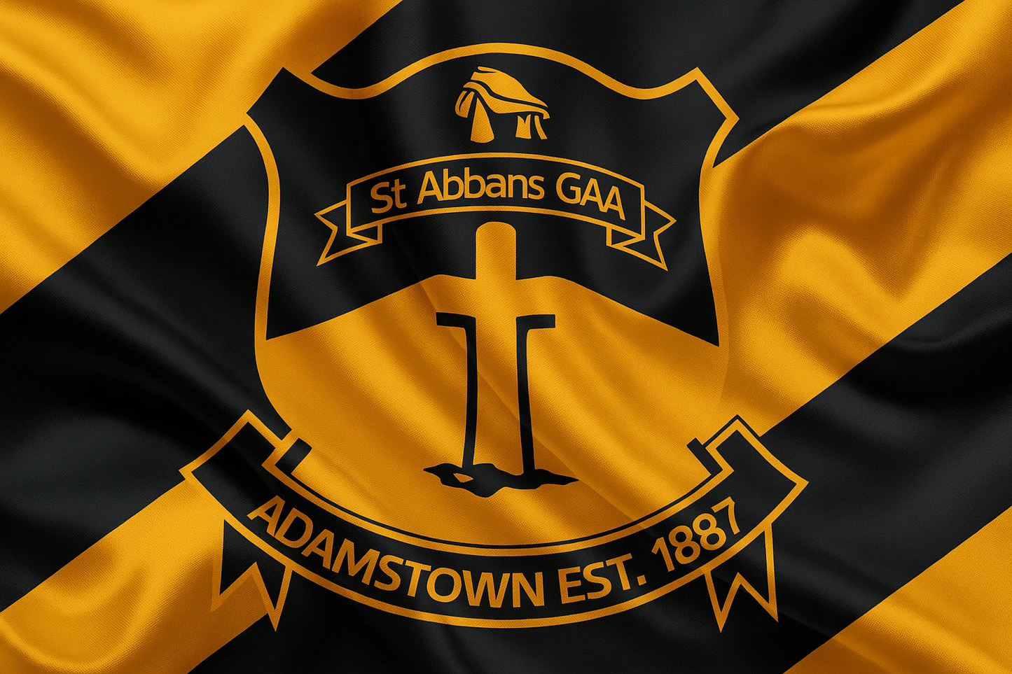 St. Abban's Adamstown GAA Club Flag