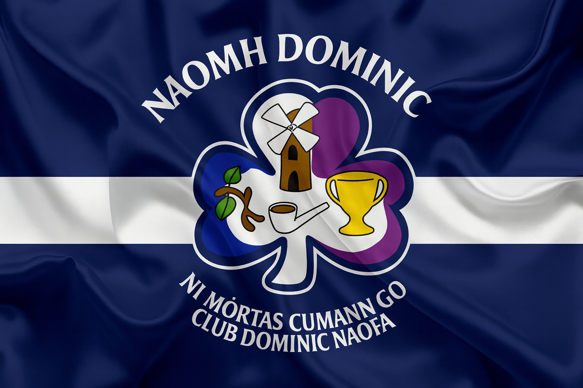 St Dominics GAA Club Flag Roscommon