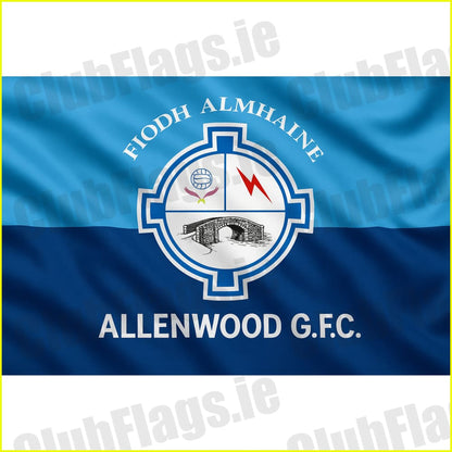 Allenwood GAA club flag artwork - ClubFlags.ie