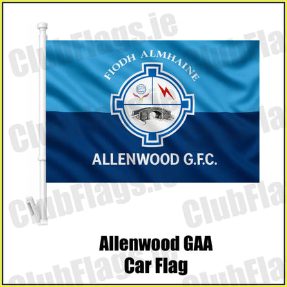 Allenwood GAA Car Flag - ClubFlags.ie