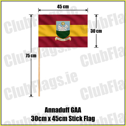Annaduff GAA 30cm x 45cm Stick Flag - ClubFlags.ie