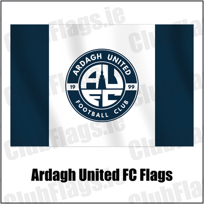 Ardagh United FC Flags with the club crest and colours, Longford Football - ClubFlags.ie