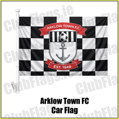 Arklow Town FC Car Flag - ClubFlags.ie