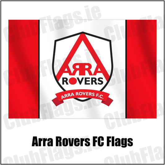 Arra Rovers FC Flags with the verified club crest and colours, Tipperary Football - ClubFlags.ie
