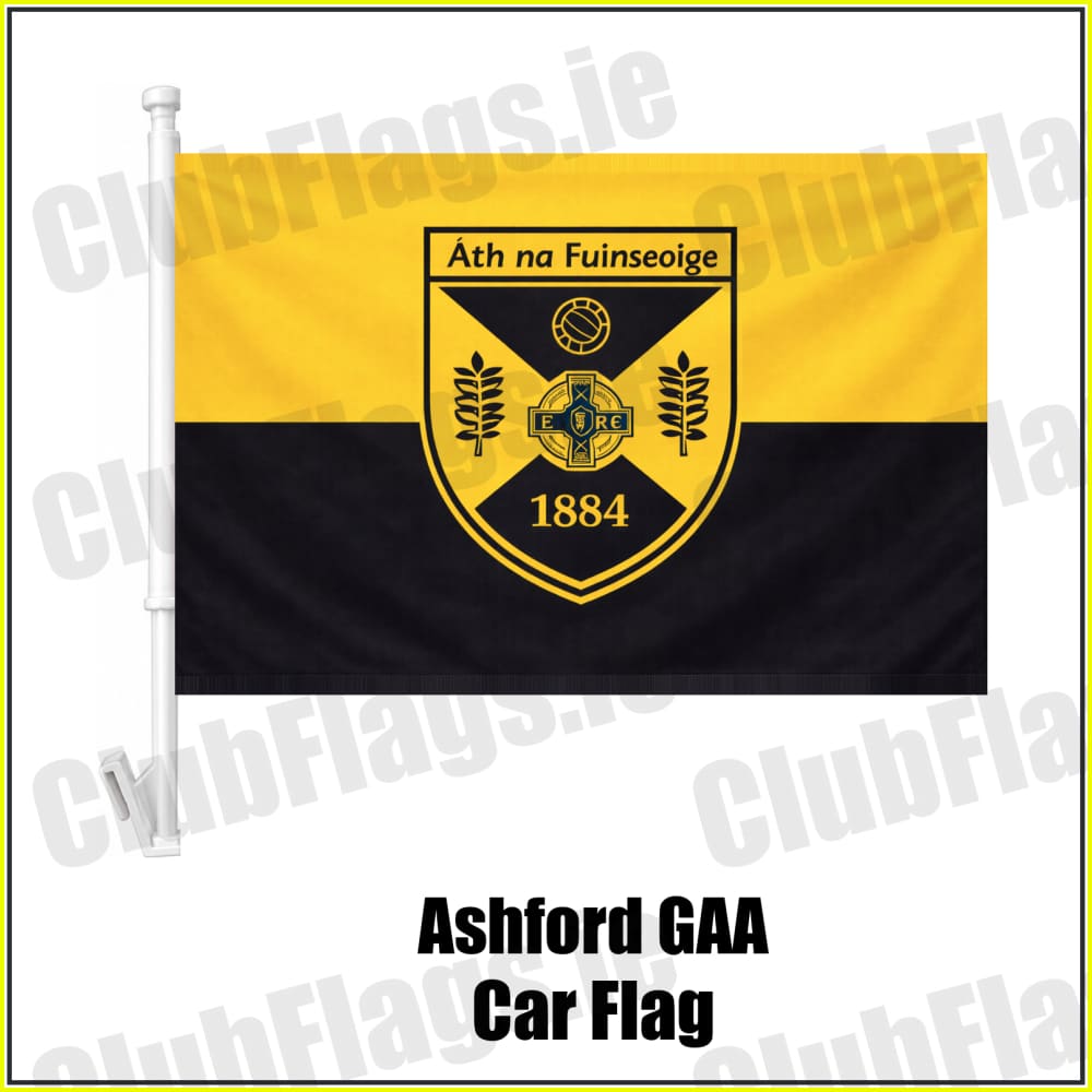 Ashford GAA Car Flag - ClubFlags.ie