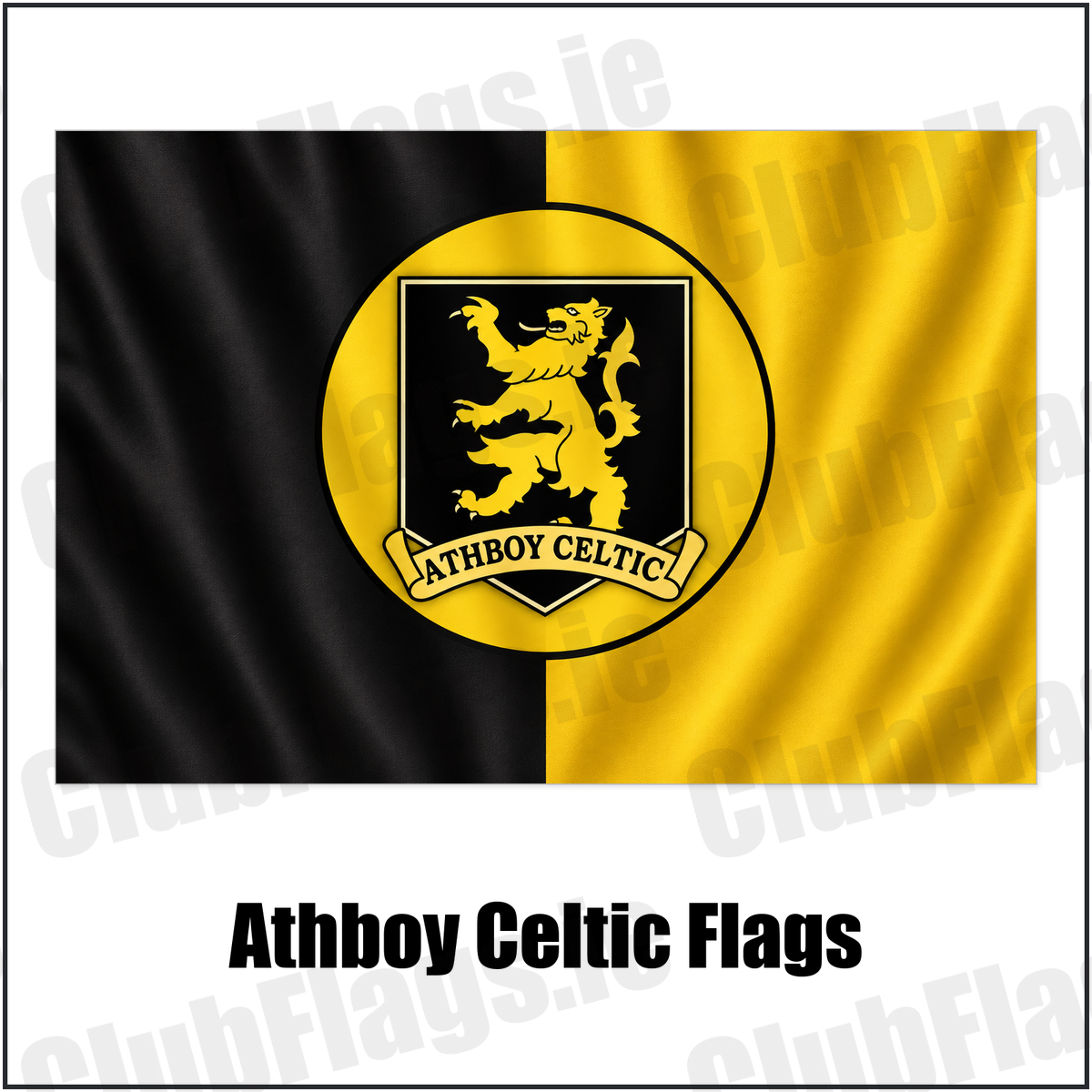 Athboy Celtic Flags with the club crest and colours, Meath football - ClubFlags.ie