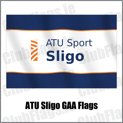 ATU Sligo GAA Flags with the club crest and colours, Sligo GAA - ClubFlags.ie