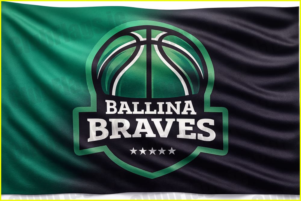 Ballina Braves Basketball Club Flag - Basketball Clubs