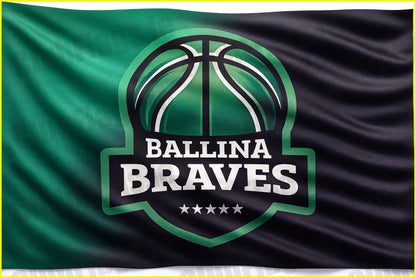 Ballina Braves Basketball Club Flag - Basketball Clubs