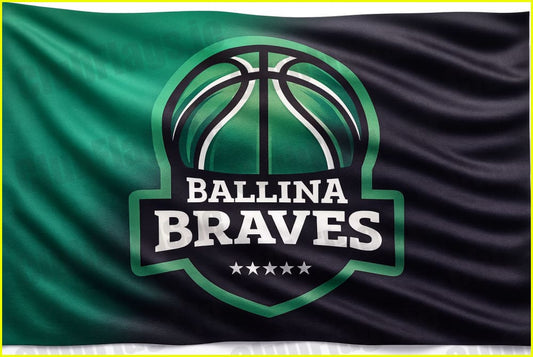 Ballina Braves Basketball Club Flag - Basketball Clubs