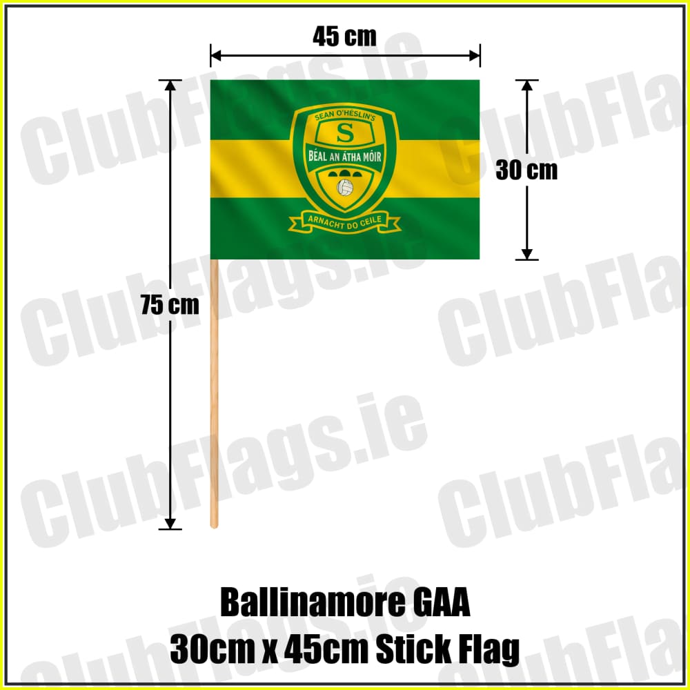 Ballinamore GAA 30cm x 45cm Stick Flag - ClubFlags.ie