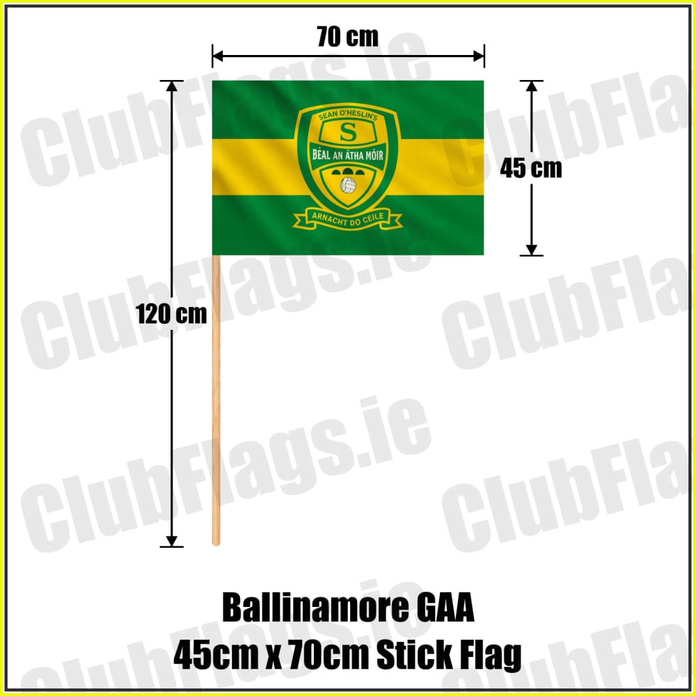 Ballinamore GAA 45cm x 70cm Stick Flag - ClubFlags.ie