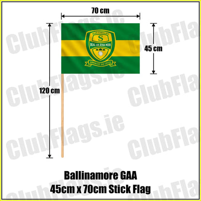 Ballinamore GAA 45cm x 70cm Stick Flag - ClubFlags.ie