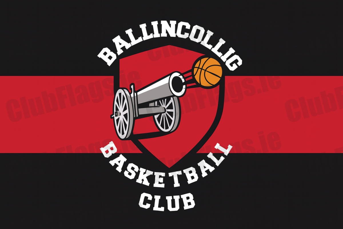 Ballincollig Basketball Club Flag - Basketball Club