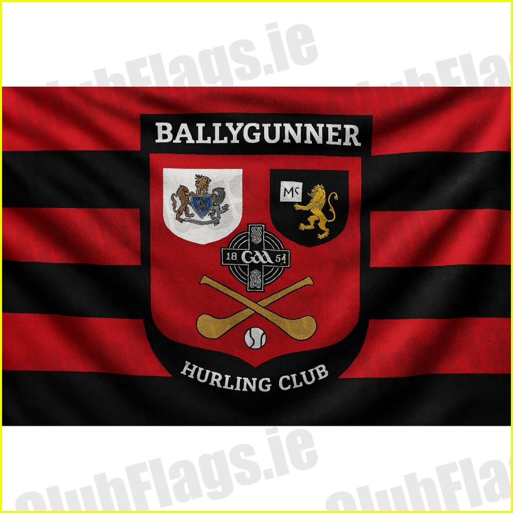 Ballygunner Hurling Club club flag artwork - ClubFlags.ie
