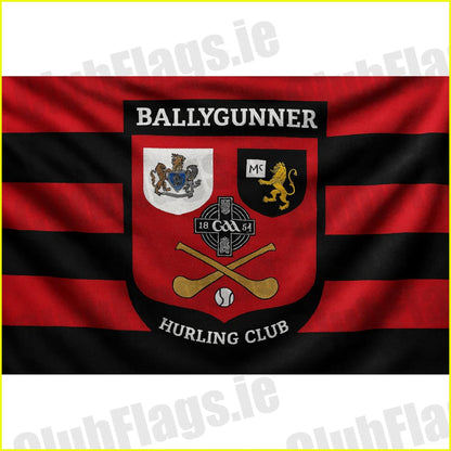 Ballygunner Hurling Club club flag artwork - ClubFlags.ie