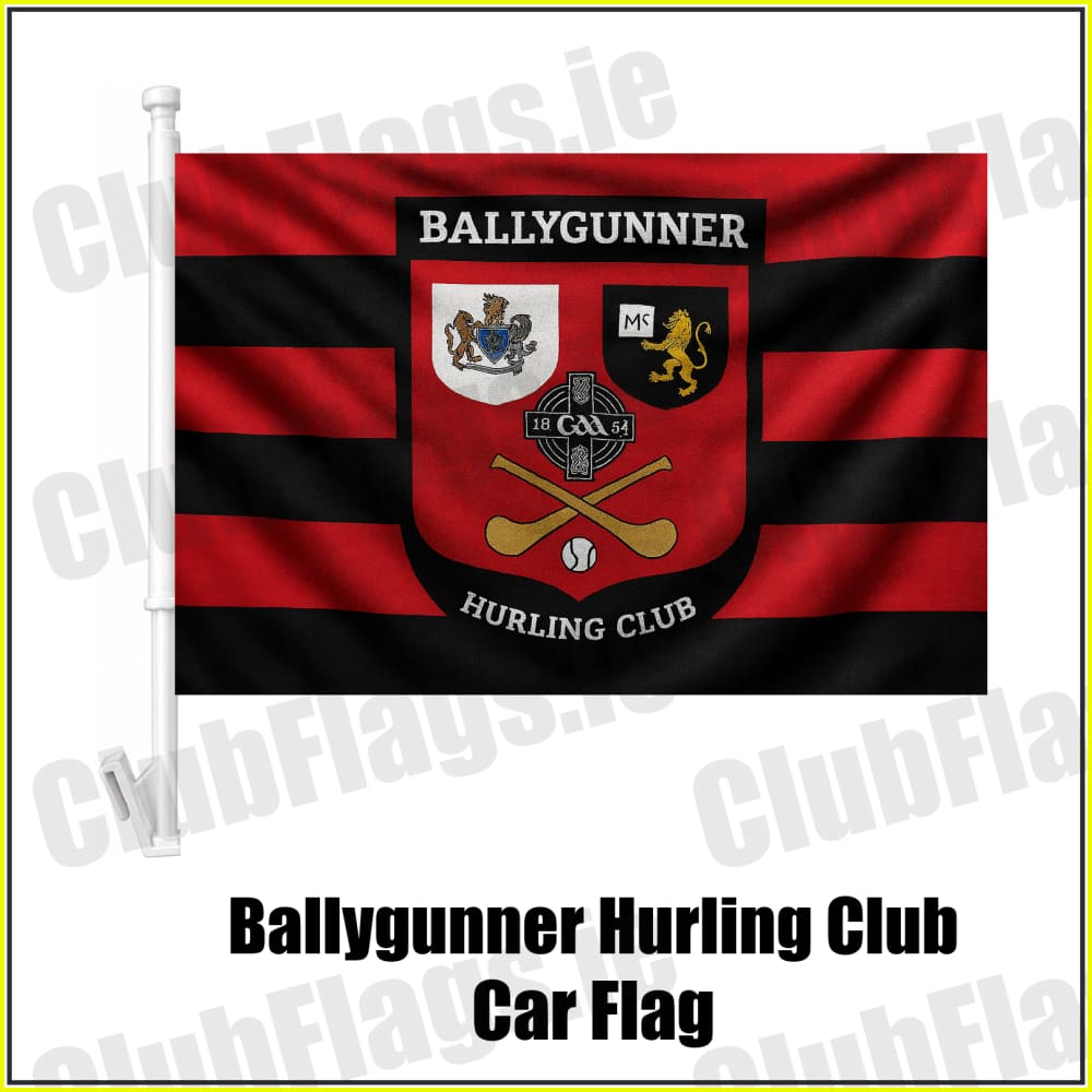 Ballygunner Hurling Club Car Flag - ClubFlags.ie