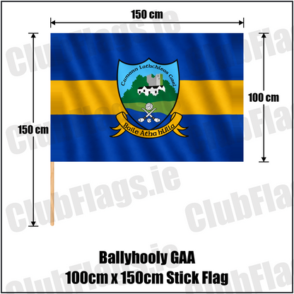 Ballyhooly GAA 100cm x 150cm Stick Flag - ClubFlags.ie
