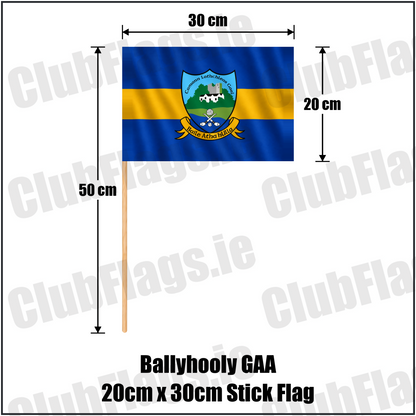 Ballyhooly GAA 20cm x 30cm Stick Flag - ClubFlags.ie