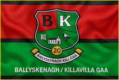 Ballyskenagh Killavilla GAA Club Flag - GAA Clubs