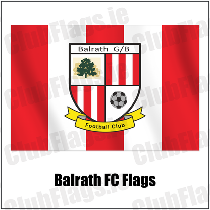 Balrath FC Flags with the club crest and colours, Meath Football - ClubFlags.ie
