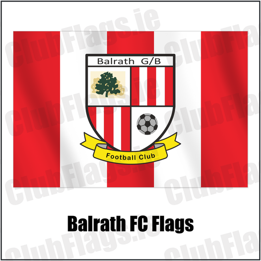 Balrath FC Flags with the club crest and colours, Meath Football - ClubFlags.ie