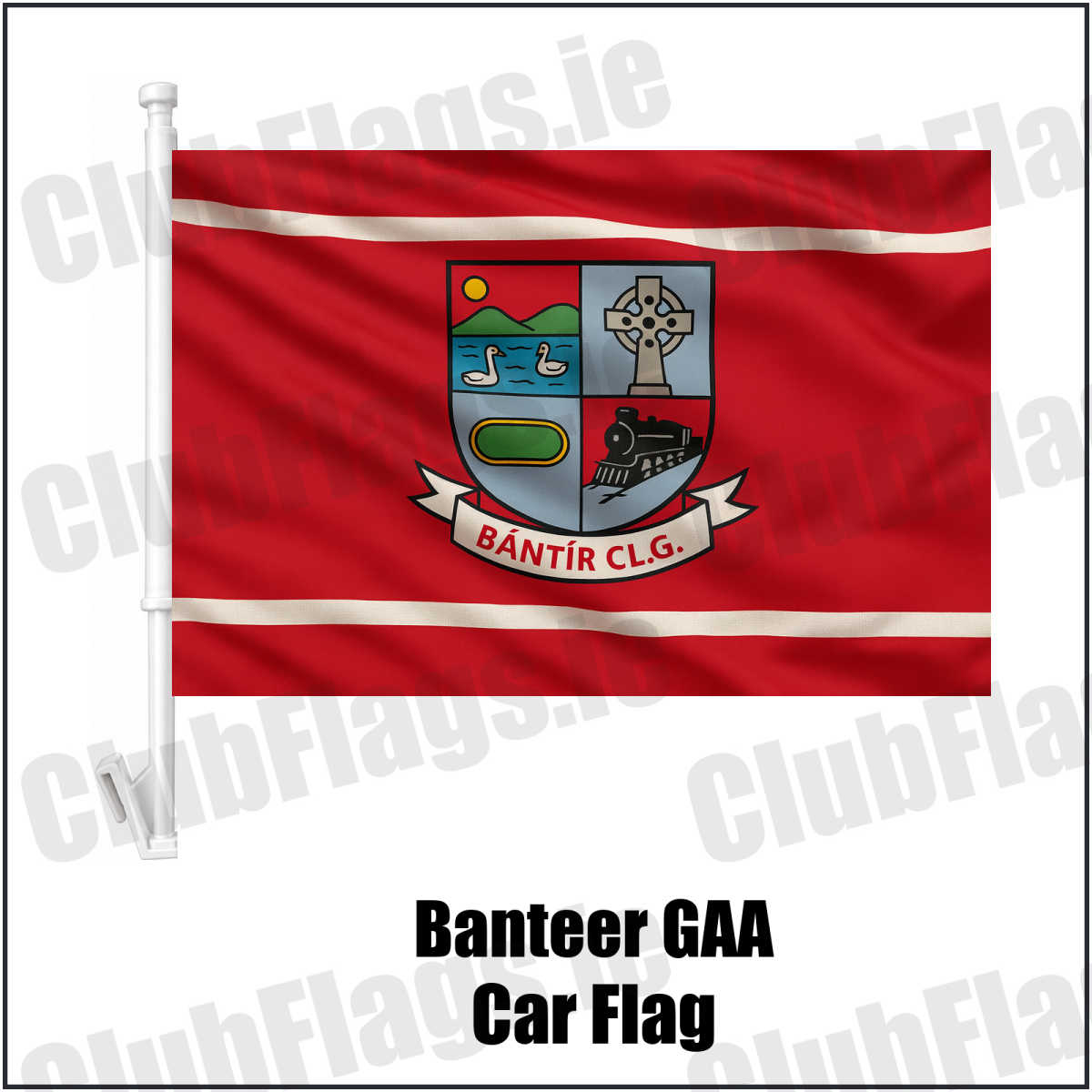 Banteer GAA Car Flag - ClubFlags.ie