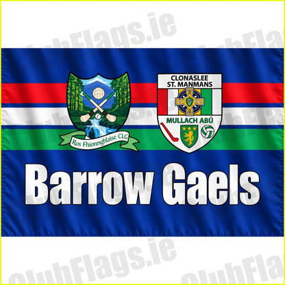 Barrow Gaels GAA club flag artwork - ClubFlags.ie