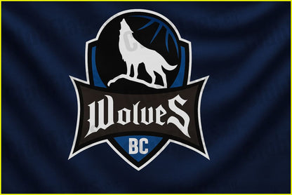 BC Wolves Basketball Club Flags