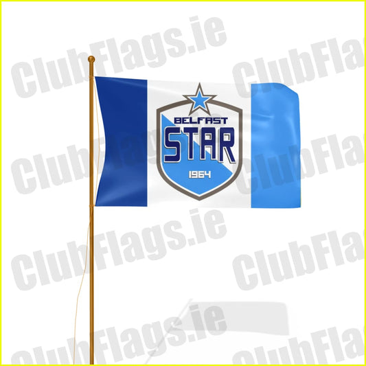 Belfast Star Basketball Club Flag - Basketball Club