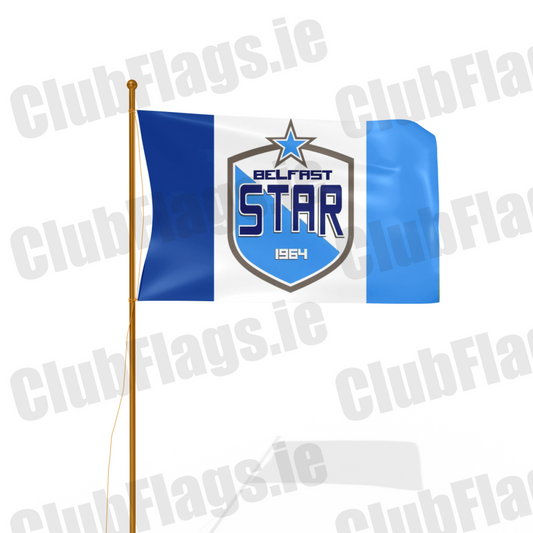 Belfast Star Basketball Club Flag - Basketball Club