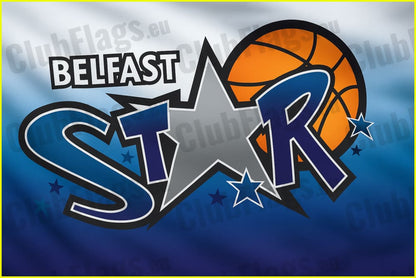 Belfast Star Basketball Club Flag