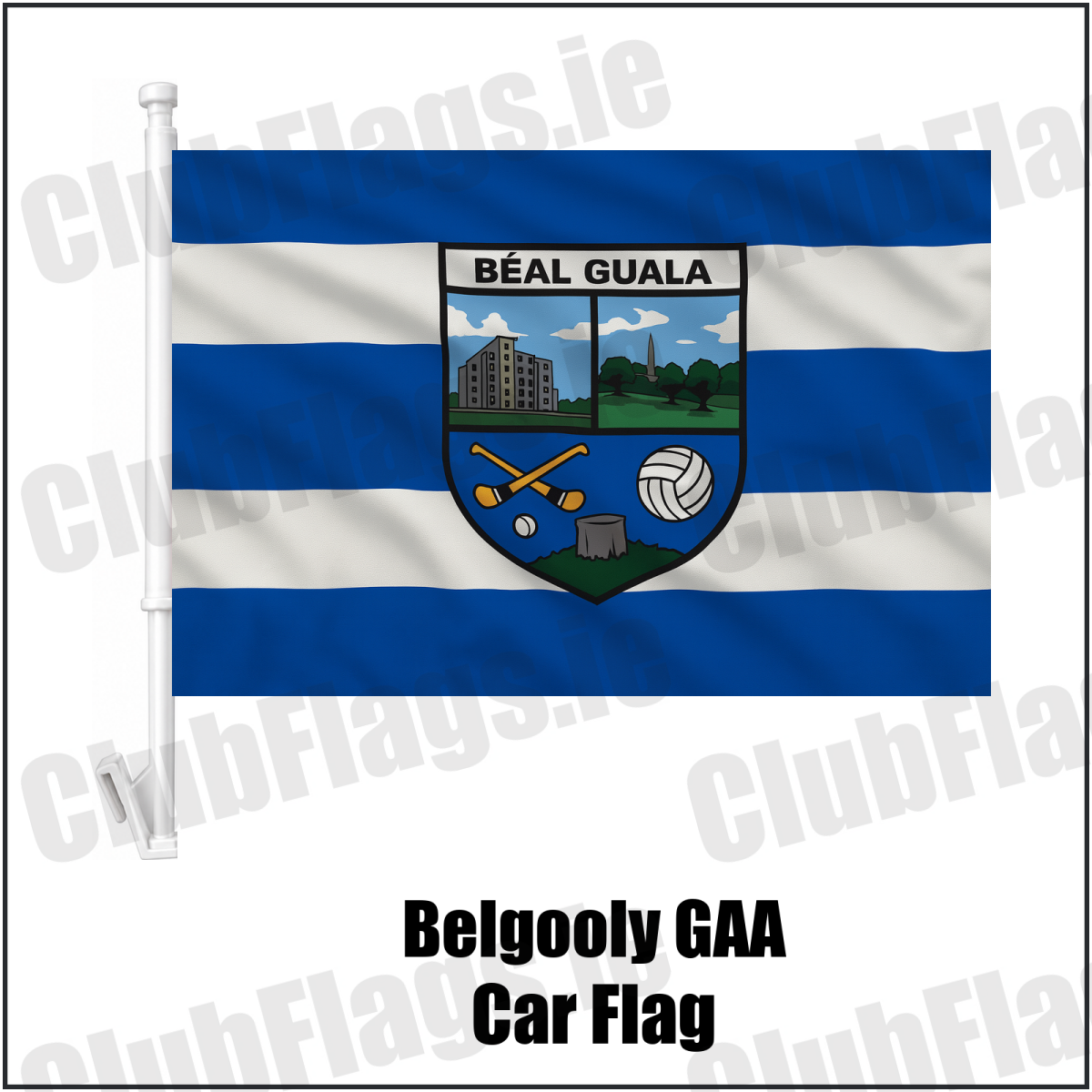 Belgooly GAA Car Flag - ClubFlags.ie