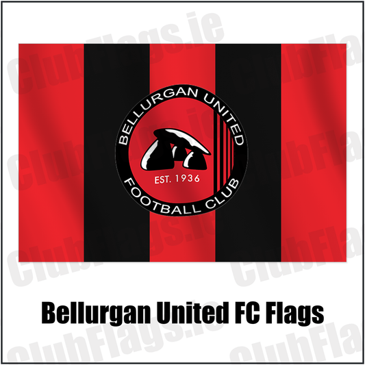Bellurgan United FC Flags with the verified club crest and colours, Louth Football - ClubFlags.ie