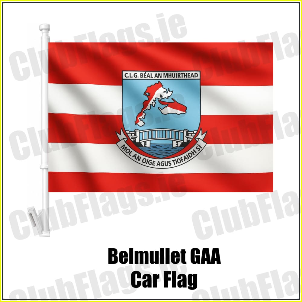 Belmullet GAA Car Flag - ClubFlags.ie