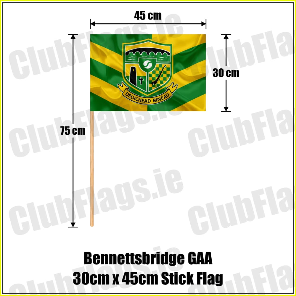 Bennettsbridge GAA 30cm x 45cm Stick Flag - ClubFlags.ie