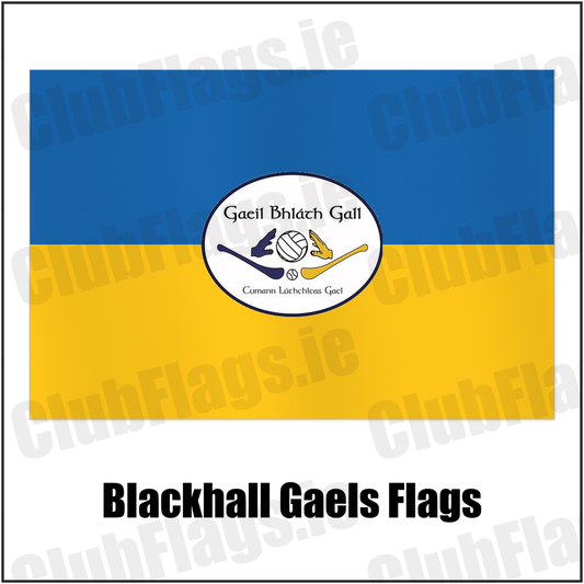 Blackhall Gaels Flags with the club crest and colours, Meath GAA - ClubFlags.ie