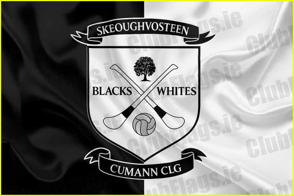 Blacks and Whites GAA Club Flag - GAA Clubs