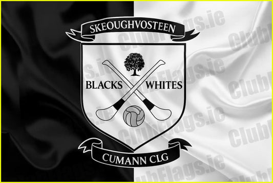 Blacks and Whites GAA Club Flag - GAA Clubs