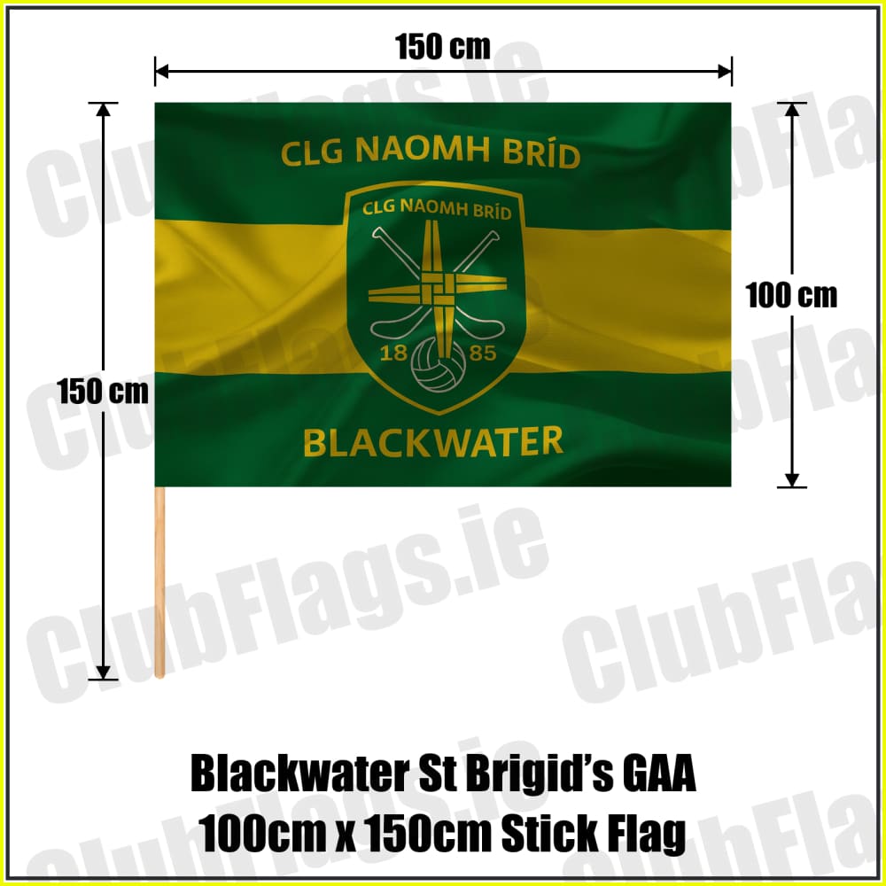 Blackwater St Brigid’s GAA 100cm x 150cm Stick Flag - ClubFlags.ie